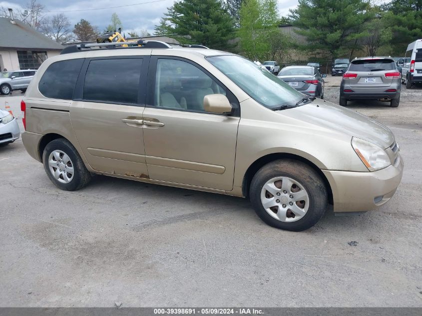 2007 Kia Sedona VIN: KNDMB133376124956 Lot: 39398691