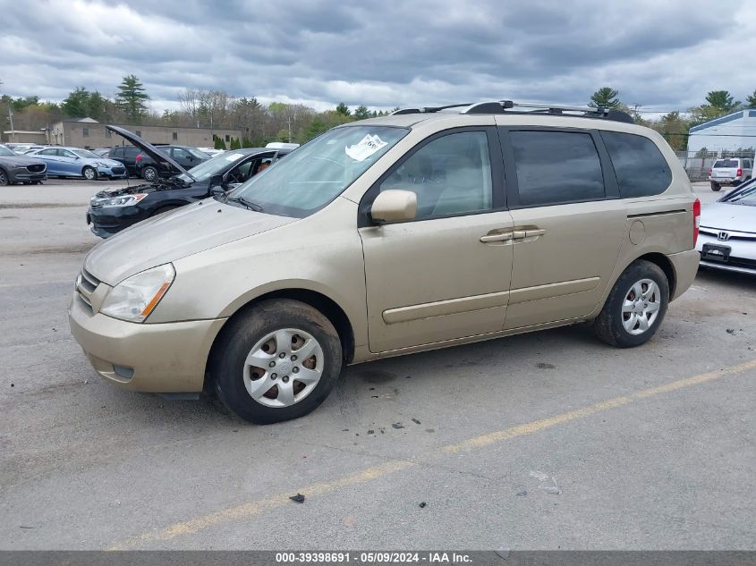 2007 Kia Sedona VIN: KNDMB133376124956 Lot: 39398691