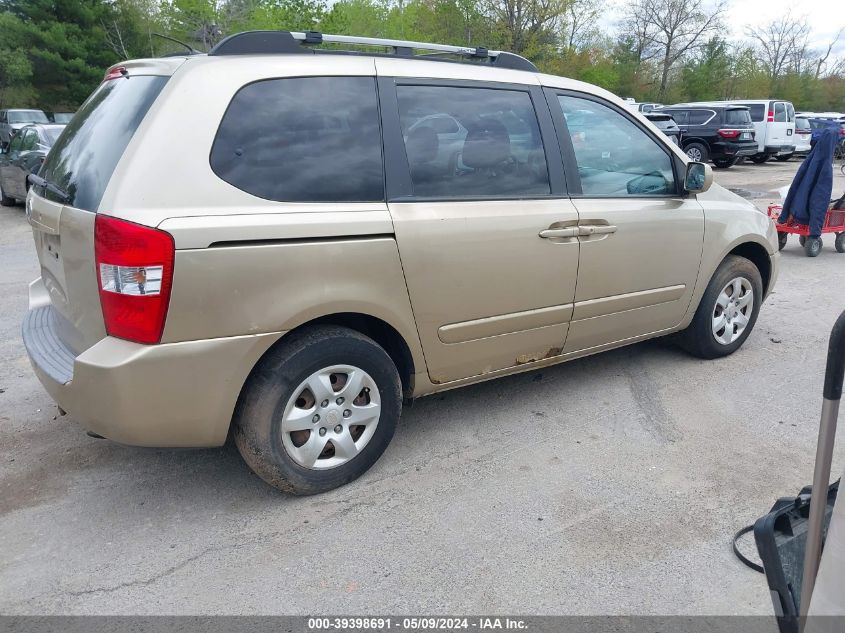 2007 Kia Sedona VIN: KNDMB133376124956 Lot: 39398691