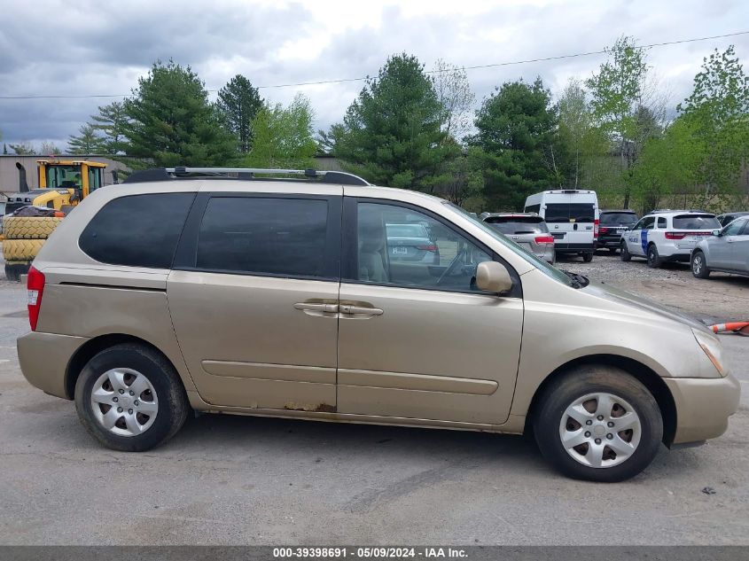 2007 Kia Sedona VIN: KNDMB133376124956 Lot: 39398691