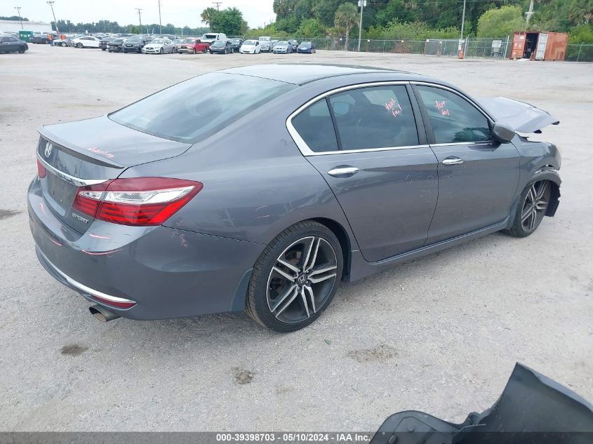 2017 Honda Accord Sport VIN: 1HGCR2F58HA033028 Lot: 39398703