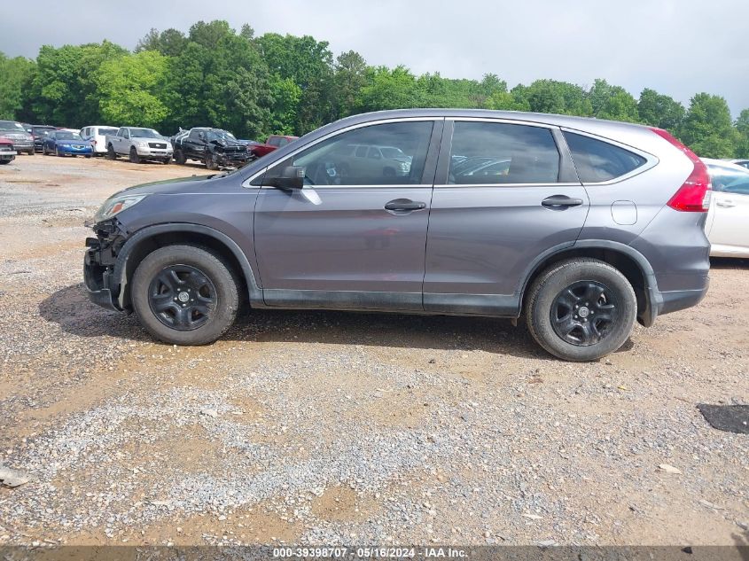 2016 Honda Cr-V Lx VIN: 2HKRM3H36GH505842 Lot: 39398707