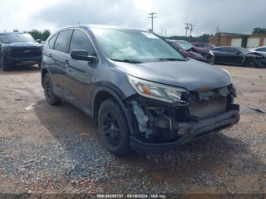 2016 Honda Cr-V Lx VIN: 2HKRM3H36GH505842 Lot: 39398707