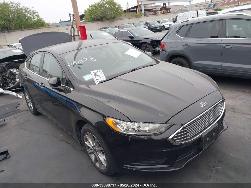 2017 Ford Fusion Se VIN: 3FA6P0HD4HR313017 Lot: 39398717