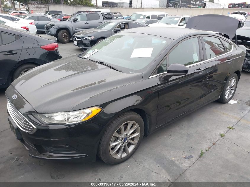 2017 Ford Fusion Se VIN: 3FA6P0HD4HR313017 Lot: 39398717