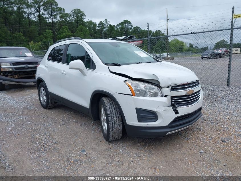 2016 Chevrolet Trax Lt VIN: KL7CJLSBXGB757400 Lot: 39398721