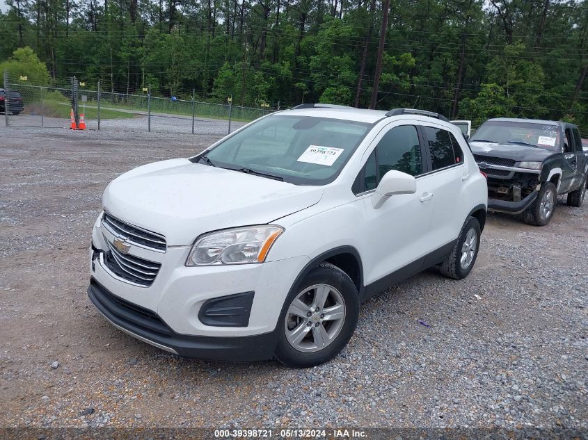 2016 Chevrolet Trax Lt VIN: KL7CJLSBXGB757400 Lot: 39398721