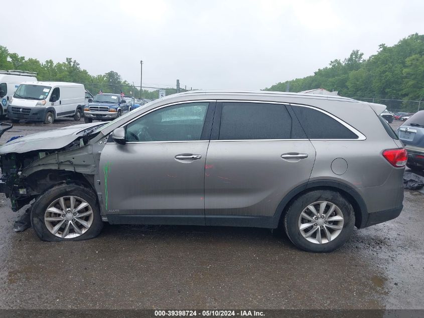 2017 Kia Sorento 2.4L Lx VIN: 5XYPGDA36HG297422 Lot: 39398724