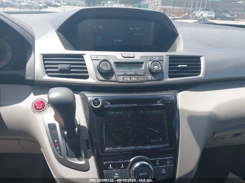 2016 Honda Odyssey Ex-L VIN: 5FNRL5H69GB136224 Lot: 39398732