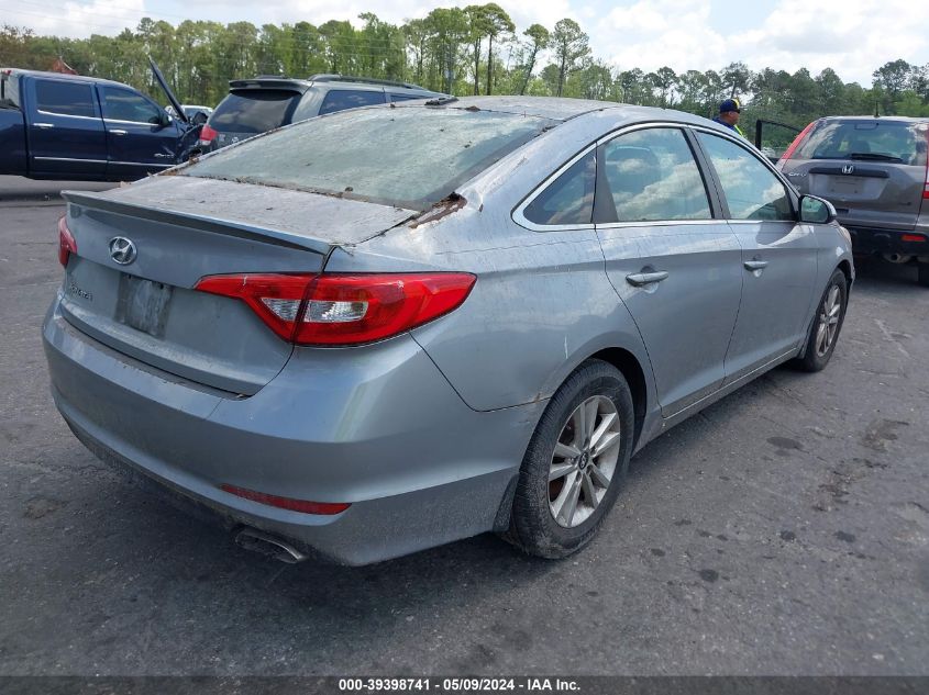 2016 Hyundai Sonata VIN: 5NPE24AF4GH420996 Lot: 39398741