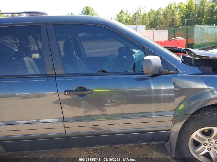 2004 Honda Pilot Ex-L VIN: 5FNYF18574B005081 Lot: 39398746