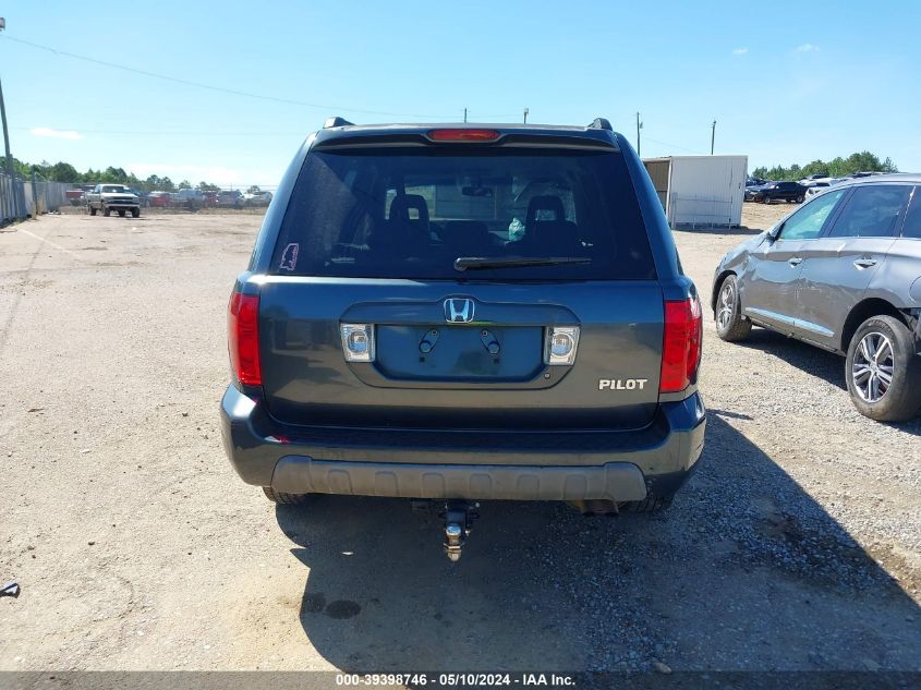 2004 Honda Pilot Ex-L VIN: 5FNYF18574B005081 Lot: 39398746