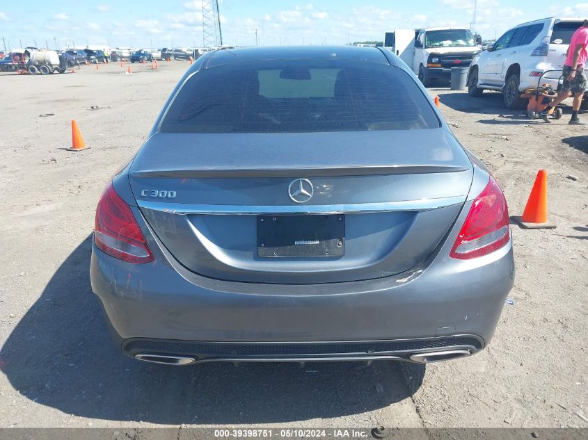 2017 Mercedes-Benz C 300 Luxury/Sport VIN: 55SWF4JB2HU197541 Lot: 39398751