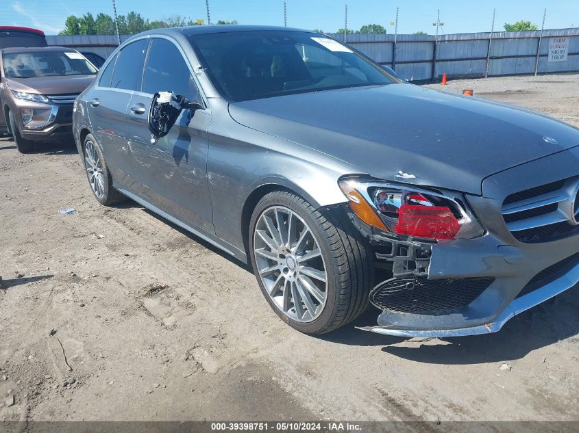 2017 Mercedes-Benz C 300 Luxury/Sport VIN: 55SWF4JB2HU197541 Lot: 39398751