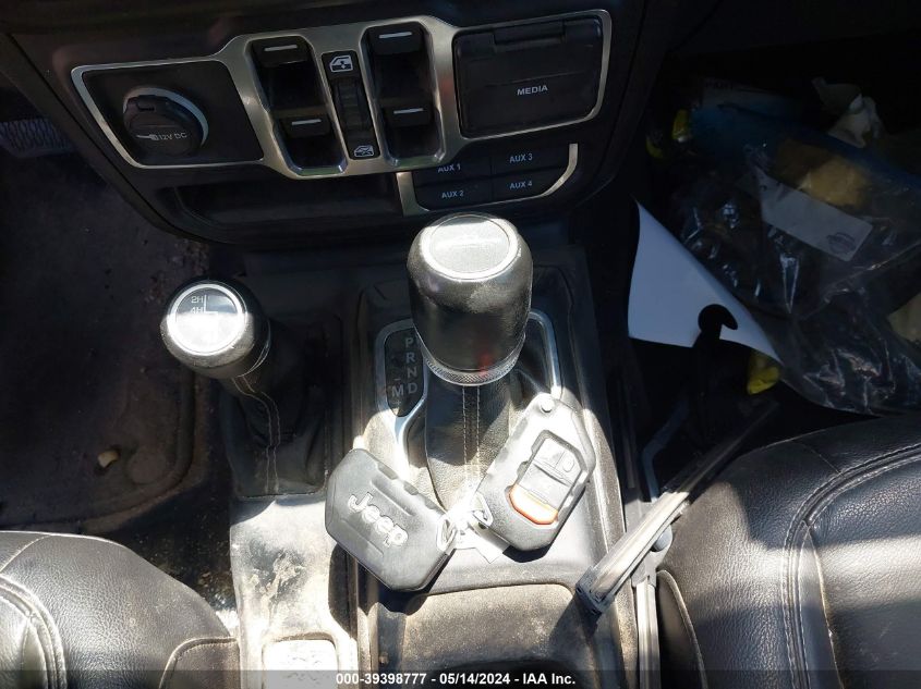 2021 Jeep Gladiator Overland 4X4 VIN: 1C6HJTFG5ML516839 Lot: 39398777