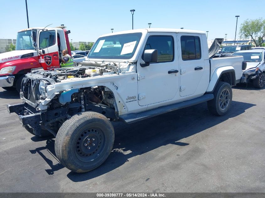 2021 Jeep Gladiator Overland 4X4 VIN: 1C6HJTFG5ML516839 Lot: 39398777