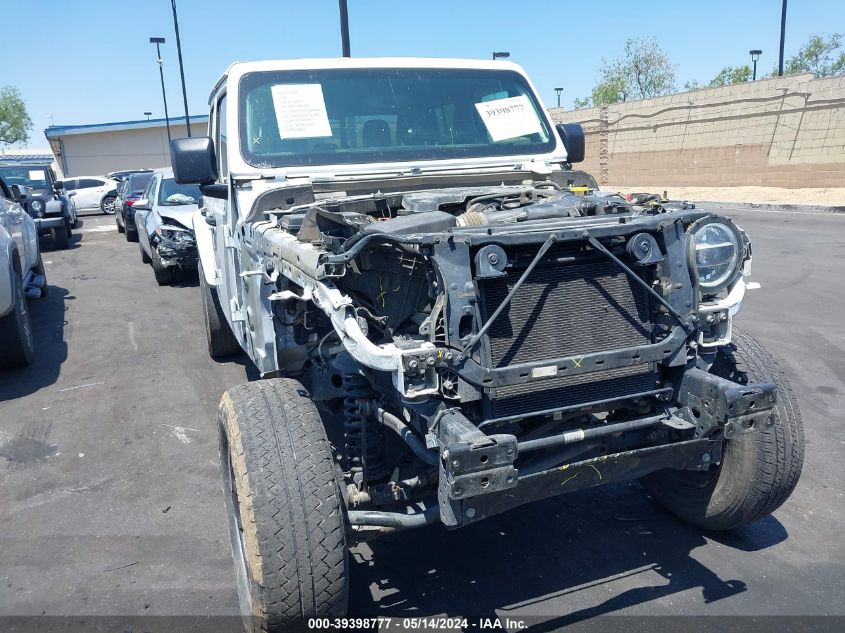 2021 Jeep Gladiator Overland 4X4 VIN: 1C6HJTFG5ML516839 Lot: 39398777