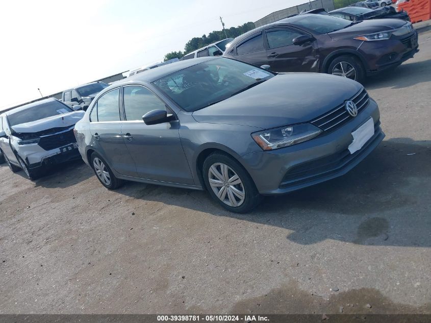 2017 Volkswagen Jetta 1.4T S VIN: 3VW167AJ6HM333926 Lot: 39398781