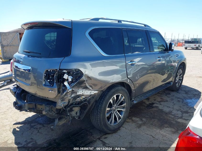 2017 Nissan Armada Sl VIN: JN8AY2ND4H9009493 Lot: 39398787