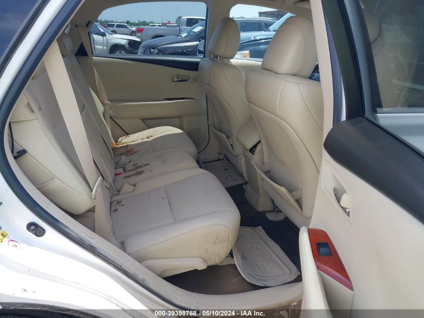 2010 Lexus Rx 350 VIN: 2T2ZK1BA7AC030502 Lot: 39398788