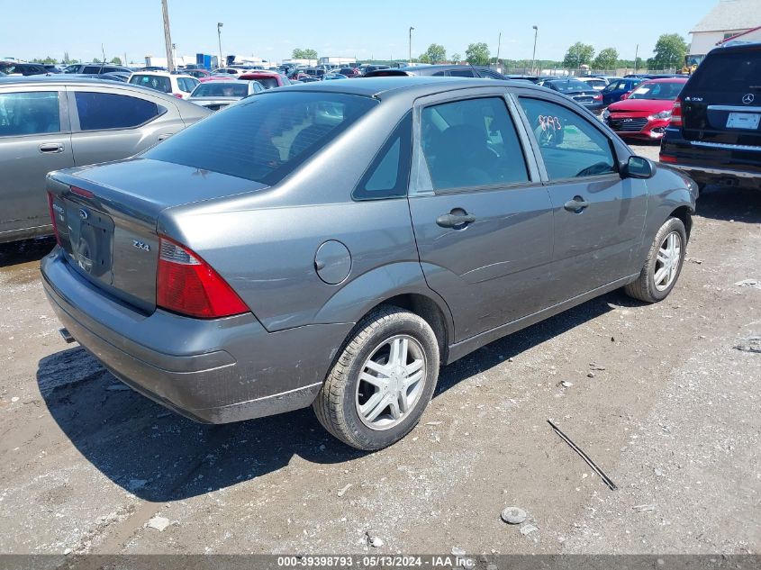 2006 Ford Focus Zx4 VIN: 1FAFP34N96W131257 Lot: 39398793