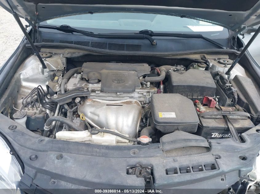 2016 Toyota Camry Le VIN: 4T1BF1FK5GU504399 Lot: 39398814