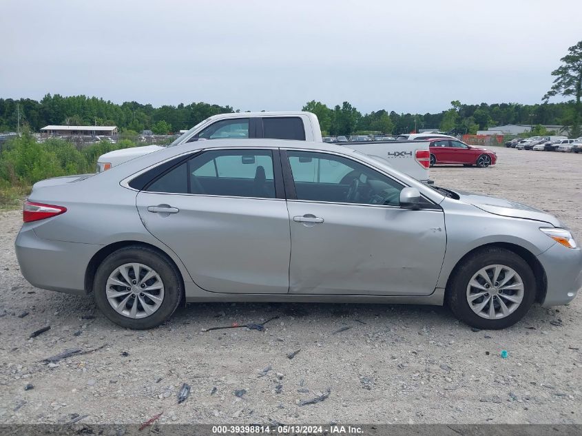 2016 Toyota Camry Le VIN: 4T1BF1FK5GU504399 Lot: 39398814
