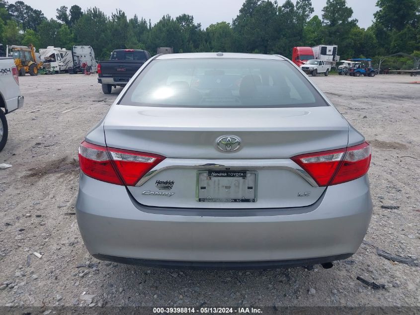 2016 Toyota Camry Le VIN: 4T1BF1FK5GU504399 Lot: 39398814