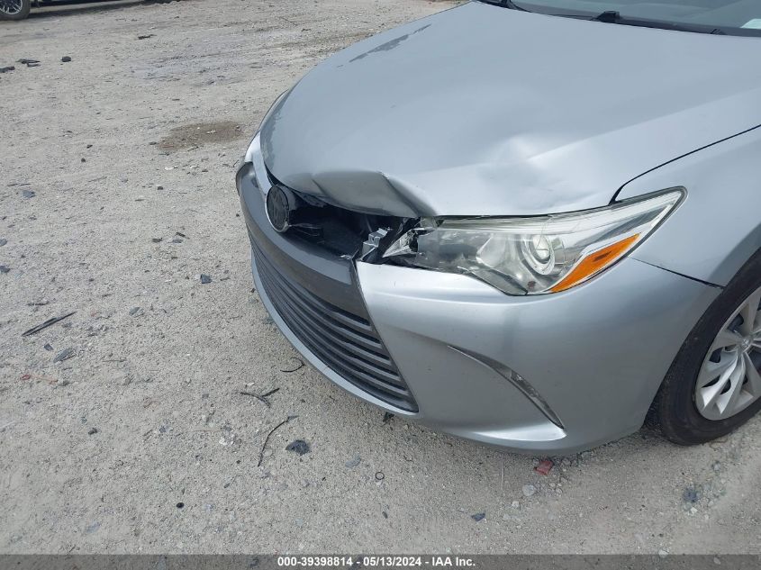 2016 Toyota Camry Le VIN: 4T1BF1FK5GU504399 Lot: 39398814