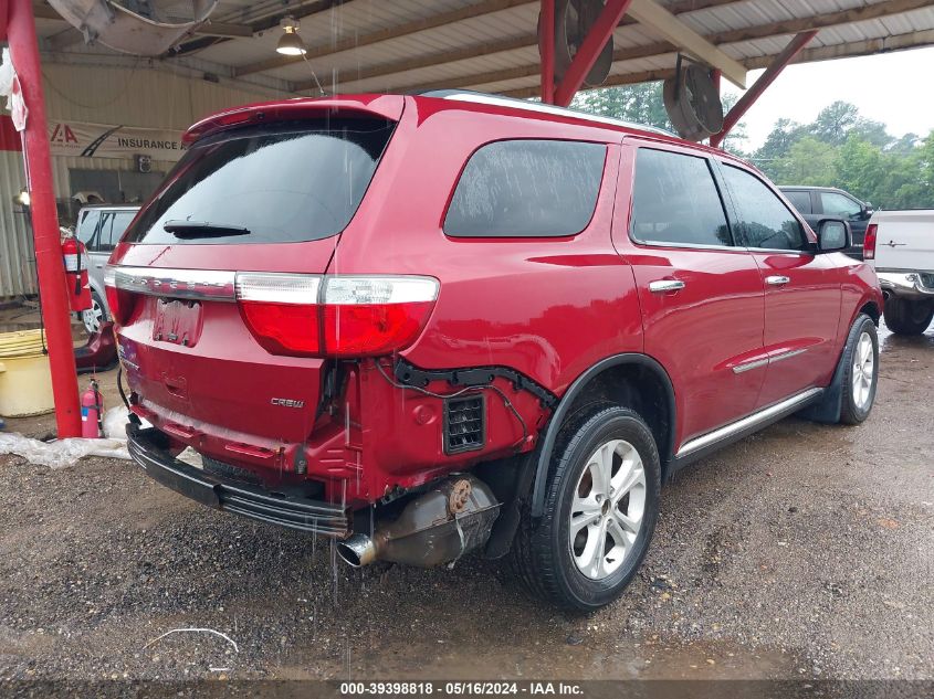 2013 Dodge Durango Crew VIN: 1C4RDJDG7DC527840 Lot: 39398818