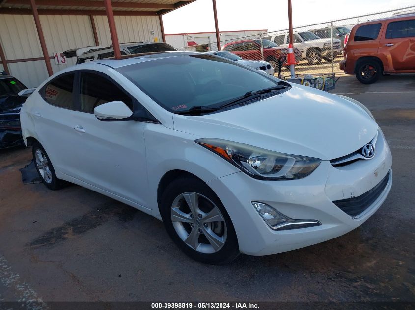 2016 Hyundai Elantra Value Edition VIN: 5NPDH4AEXGH729633 Lot: 39398819