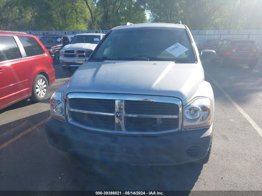 2006 Dodge Durango Sxt VIN: 1D4HB38N36F122505 Lot: 39398821