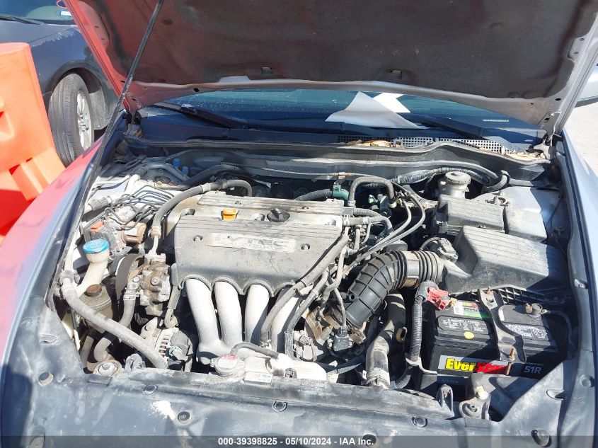 2004 Honda Accord 2.4 Lx VIN: 1HGCM56454A065601 Lot: 39398825