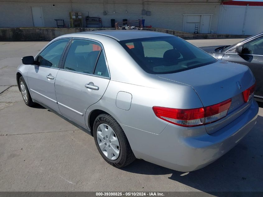 2004 Honda Accord 2.4 Lx VIN: 1HGCM56454A065601 Lot: 39398825