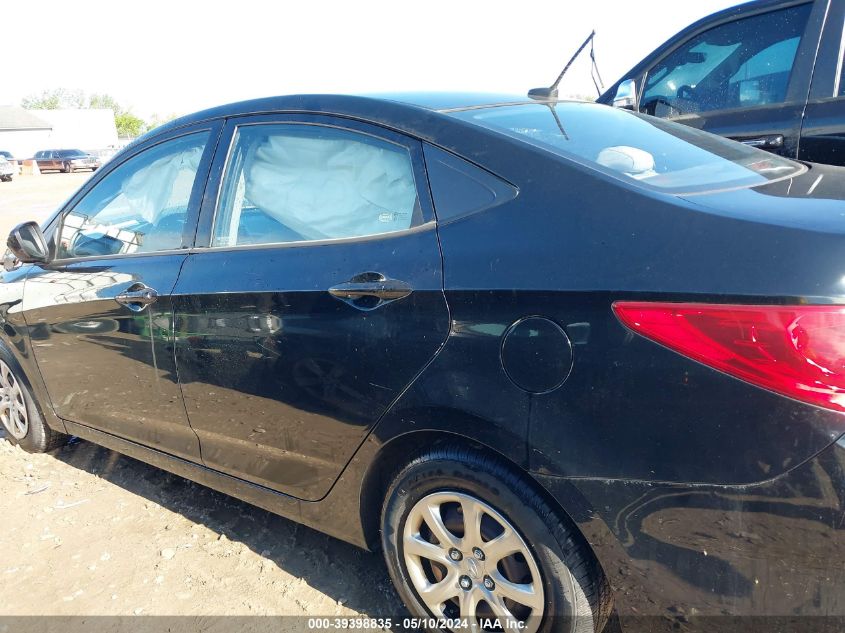 2012 Hyundai Accent Gls VIN: KMHCT4AE5CU143458 Lot: 39398835