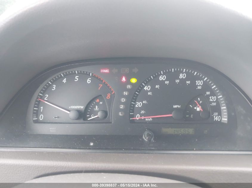 2004 Toyota Camry Le VIN: JTDBE32K740254689 Lot: 39398837