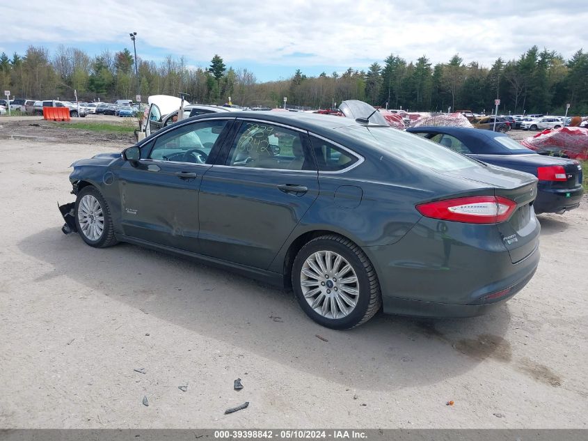 2015 FORD FUSION ENERGI SE LUXURY - 3FA6P0PU7FR260540