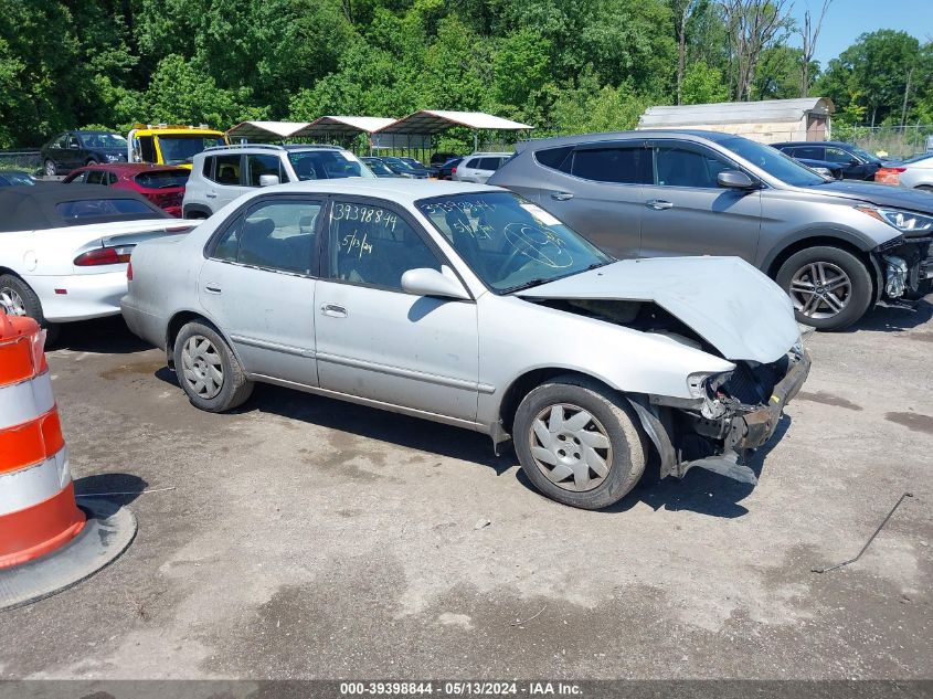 2002 Toyota Corolla Le VIN: 2T1BR12E42C581749 Lot: 39398844