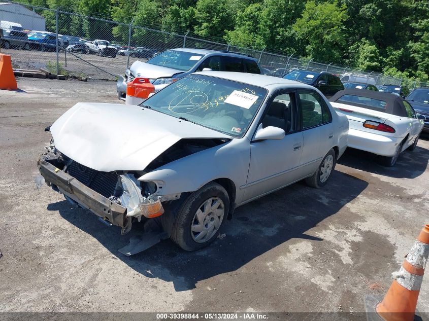 2002 Toyota Corolla Le VIN: 2T1BR12E42C581749 Lot: 39398844