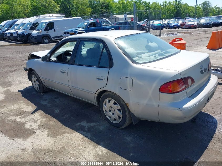 2002 Toyota Corolla Le VIN: 2T1BR12E42C581749 Lot: 39398844