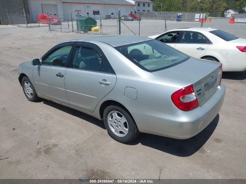 2003 Toyota Camry Le VIN: 4T1BE32K13U166417 Lot: 39398847