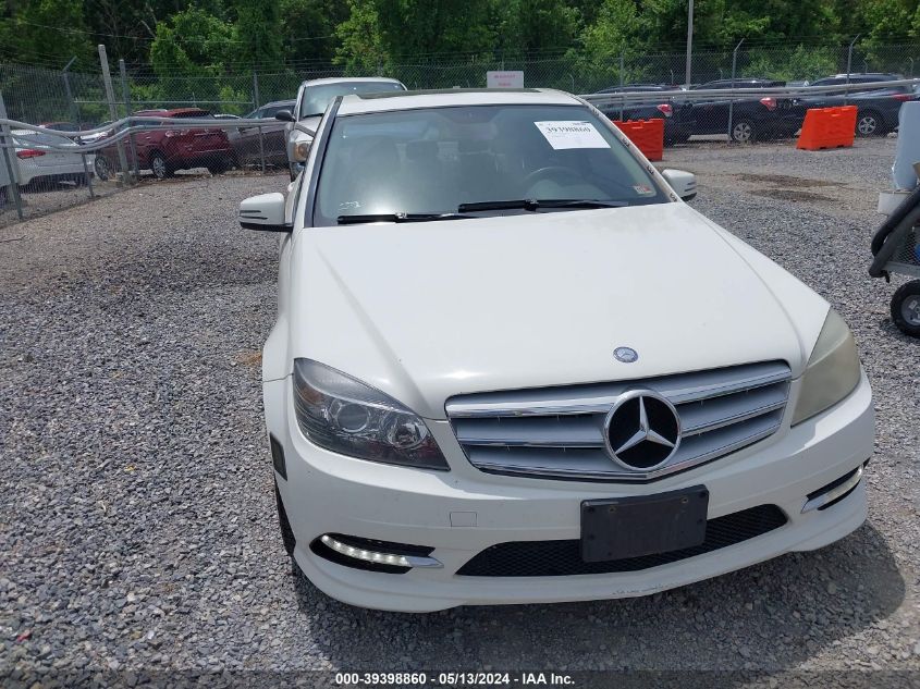 2011 Mercedes-Benz C 300 Luxury 4Matic/Sport 4Matic VIN: WDDGF8BB4BR148800 Lot: 39398860