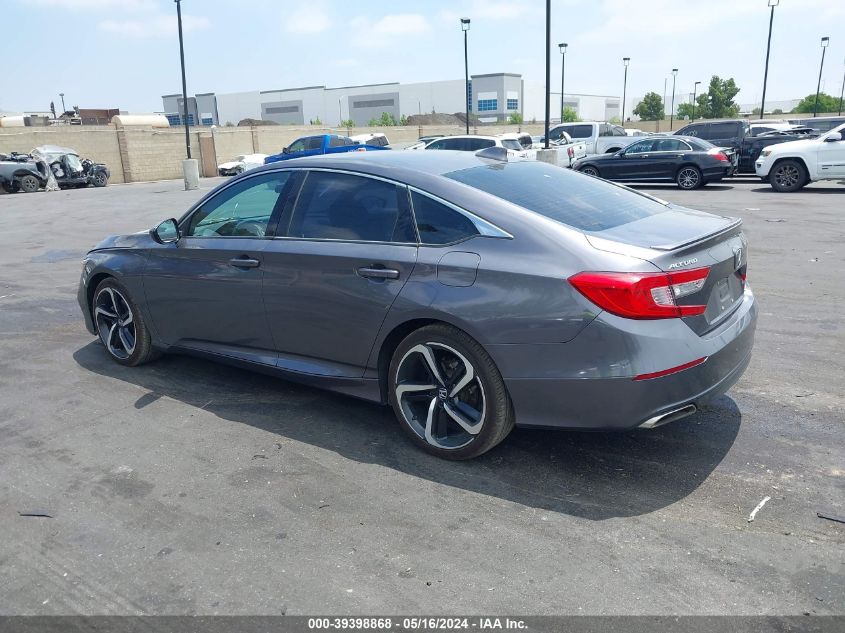 2019 Honda Accord Sport VIN: 1HGCV1F39KA064946 Lot: 39398868