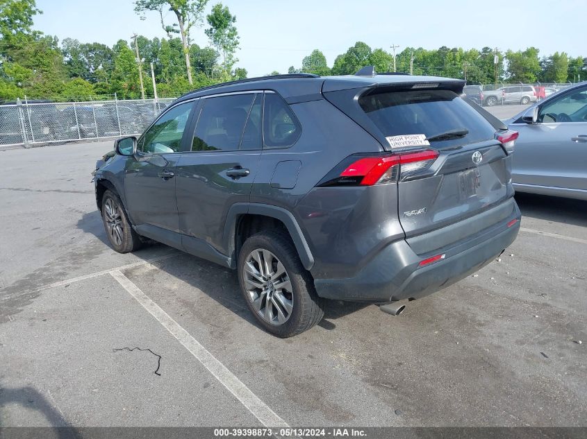 2020 Toyota Rav4 Xle Premium VIN: 2T3C1RFV7LW062772 Lot: 39398873