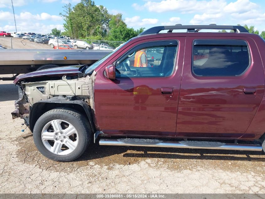 2012 Honda Ridgeline Rtl VIN: 5FPYK1F56CB457804 Lot: 39398881