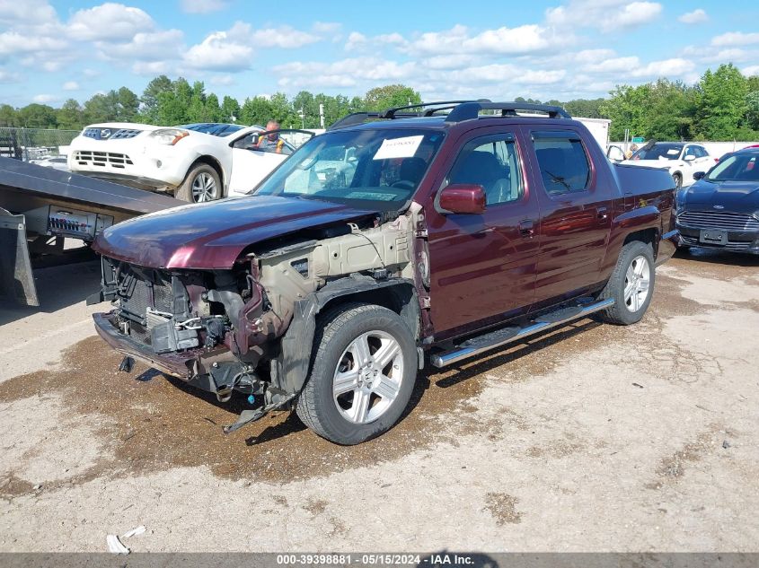 2012 Honda Ridgeline Rtl VIN: 5FPYK1F56CB457804 Lot: 39398881