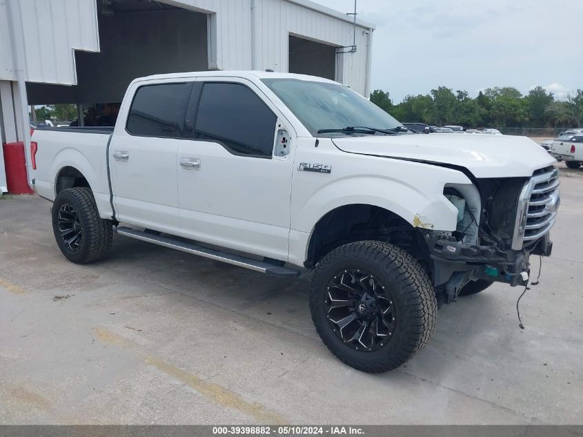 2017 FORD F-150 XLT - 1FTEW1C88HFB35893