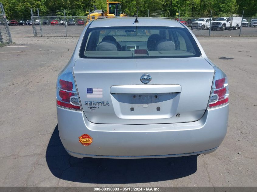 2008 Nissan Sentra 2.0S VIN: 3N1AB61E28L670310 Lot: 39398893