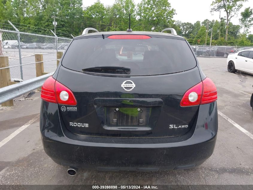 2009 Nissan Rogue Sl VIN: JN8AS58V69W168879 Lot: 39398898