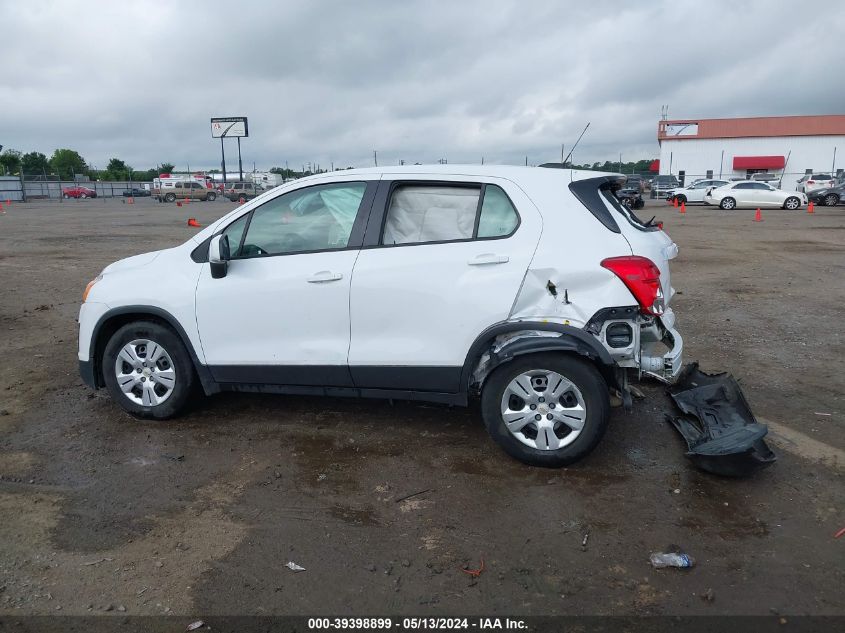 2016 Chevrolet Trax 1Ls VIN: KL7CJKSB7GB517540 Lot: 39398899